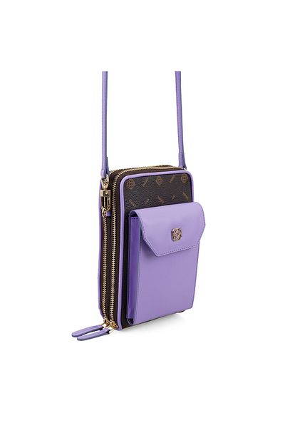 Desa Adale Lilac Women's Monogram Phone Bag