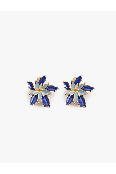 Koton Floral Earrings Medium Size