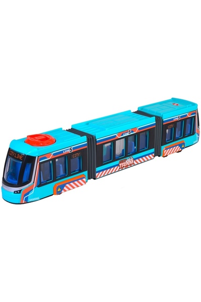 Dickie Toys Tramvai Dickie Toys Siemens City Tram 41,5 cm albastru