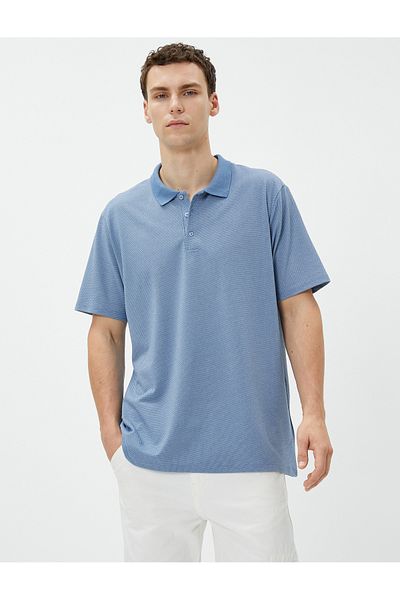 Koton Základní polokošile s krátkým rukávem na knoflíky