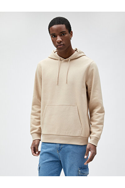 Koton Базовий світшот з капюшоном і довгим рукавом з кишенями