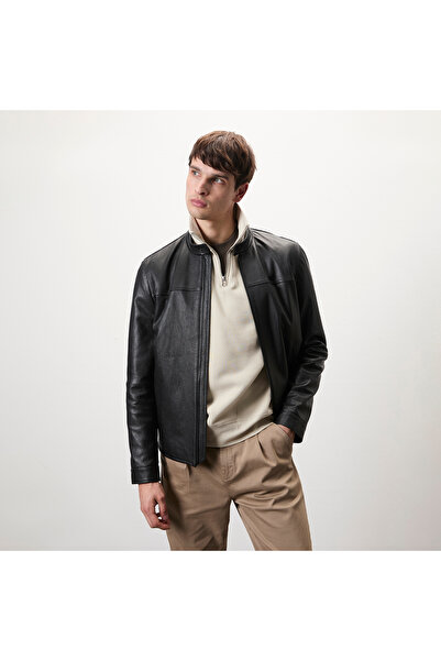 Desa Dyami Siyah Erkek Deri Mont