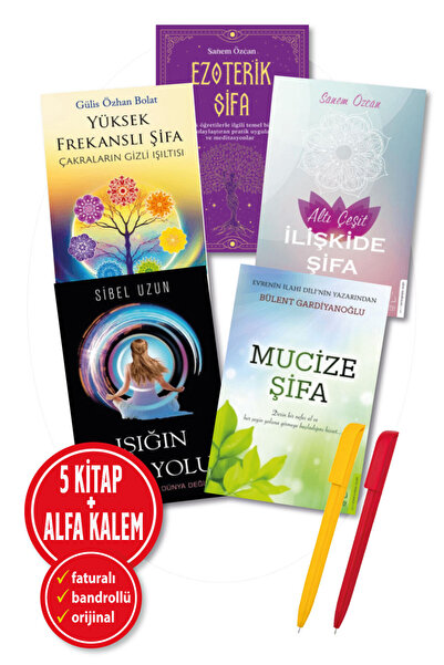 Destek Yayınları Şifa-Serisi 5 Kitap Ezoterik+Mucize+Frekans+Işık+İlişki-(Sib...