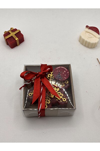 Verda Desing Yılbaşı Hediyesi Notlu Hediyelik Kırmızı Altın Kar Tanesi El Yap...