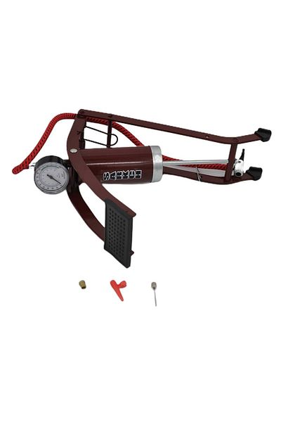 Drop Deposu Foot Pump with Pressure Gauge Car Bike Motor Tire Pump (4172)