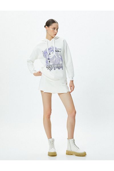 Koton Women's Ecru Sweatshirt