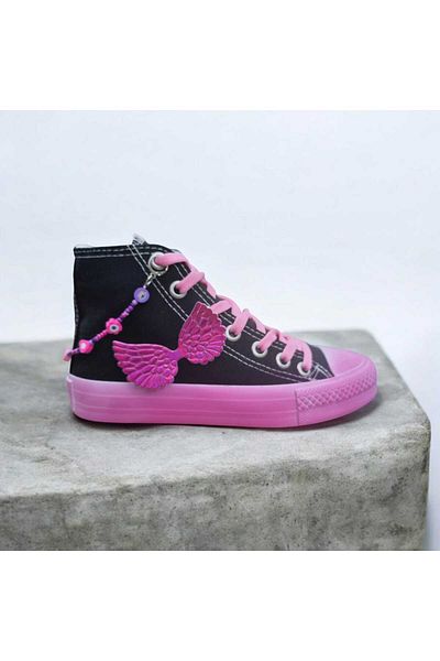 archiepet design special roz cu dantelă cu mărgele pantofi pentru fetiță