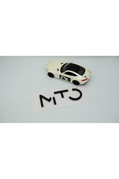 DK Tuning Mito Negru ABS Scris Bagaj Logo Compatibil cu Alfa Romeo