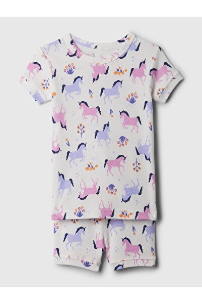 GAP BebekOrganik Pamuk Desenli Pijama Takımı