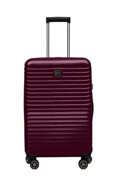 louisiana polo Orta Boy %100 Polikarbon Valiz Bordo 1811