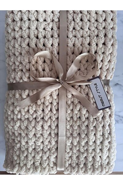 MERUT STYLE HAYATINI RENKLENDİR Alize Puffy Tv Battaniyesi Bal Köpüğü Burgu D...