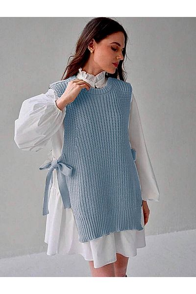 moda mh Women's Thessaloniki Side Tie Sweater