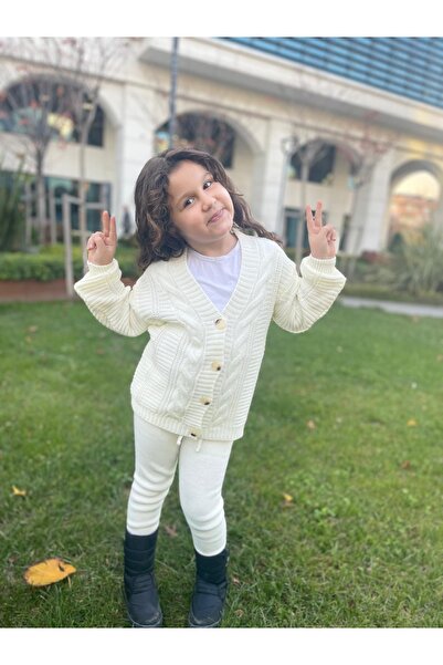 Eybabykids Σετ πλεκτά πλεκτά με ζακέτα και κολάν