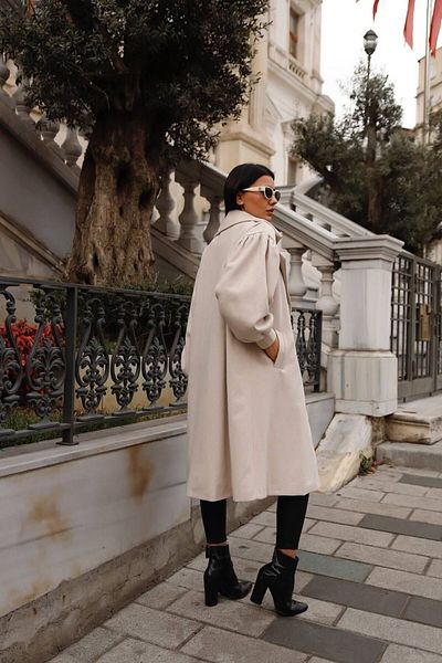 TANISA Rima Tns-4275 Model Cashew Coat