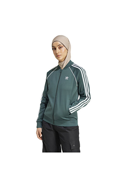 adidas Women's Adicolor Classics Sst Green Jacket Iy2168