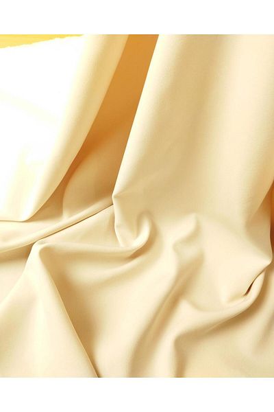 Kumaş Parça TELALI Κρεπ σε Κρέμα Χρώμα (Πλάτος 130 cm x Μήκος 140 cm)