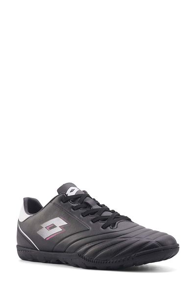Lotto Defender Tf 4Fx Men's Astroturf Field Shoes Black-White