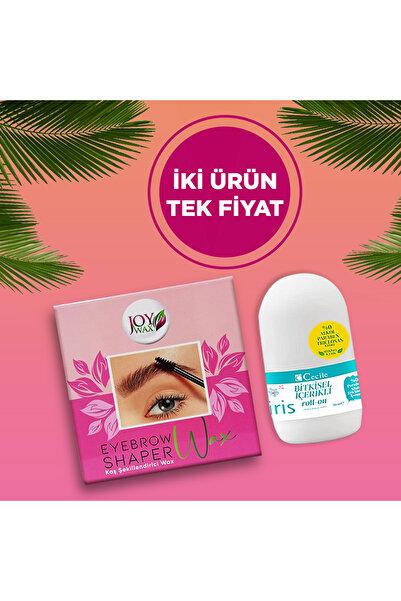 JOYWAX Kaş Şekillendirici Ve Sabitleyici Wax Ve Iris Bitkisel Roll-on