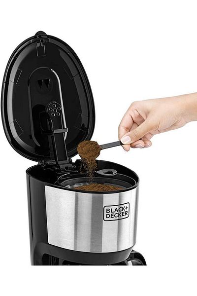 Black&Decker BLACK+DECKER 750W 1.25L Coffee Maker/Coffee Machine 10 Cup Glass Carafe