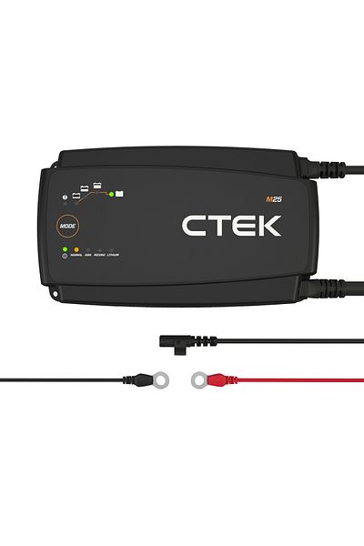 CTEK PRO25S، شاحن بطارية 12 فولت وصيانة، 25 أمبير، قابس المملكة المتحدة