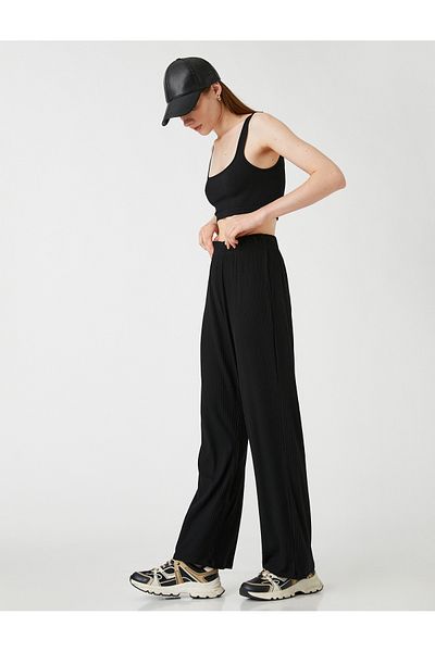 Koton Camisole Sweatpants with Elastic Waist Wide Legs