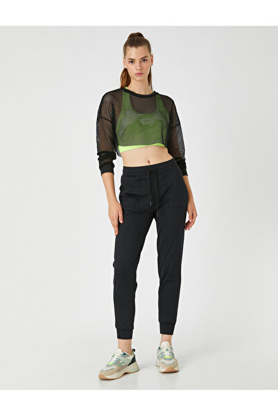 Koton Φούτερ Jogger με τσέπες και δέσιμο στη μέση