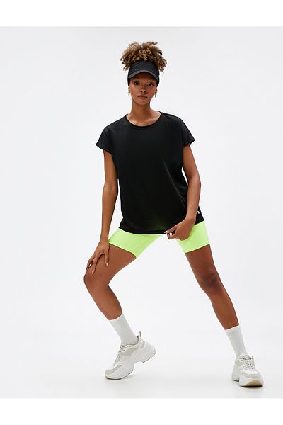 Koton Tricou sport de bază cu gât crepus