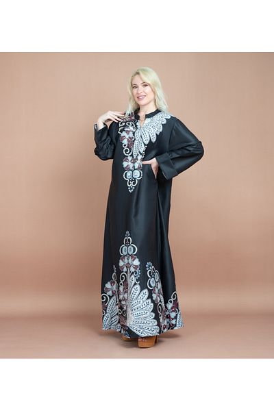IKKXA Modern Embelished Printed Jalabiya