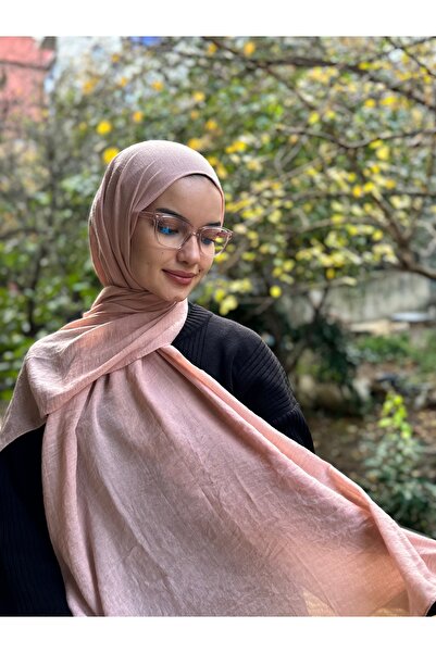 shalby Hijab Cotton Crash Shawl Powder