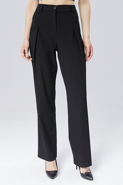 Bolivente Women's Tube Leg Straight Trousers - Regular Fit