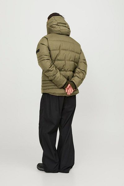 Jack & Jones Men's Wind and Water Resistant Puffer Coat - Yog