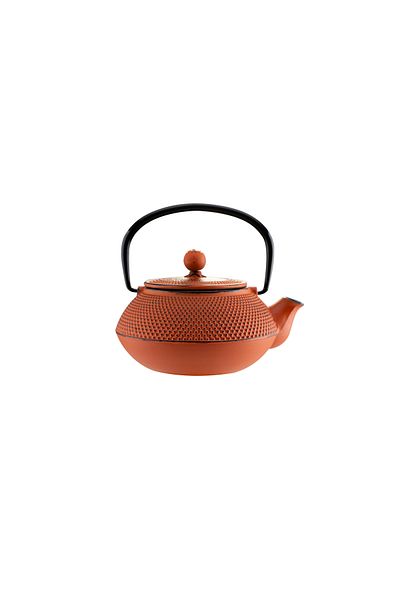 Taşev 750 ml Orange Hyacinth Cast Teapot - Bambum Taşev Linden