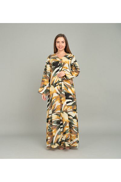 IKKXA Multicolour Printed Jalabiya