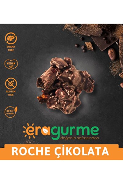 Era Gurme Roche Çikolata - Vegan, Glutensiz, Ketojenik - 80g