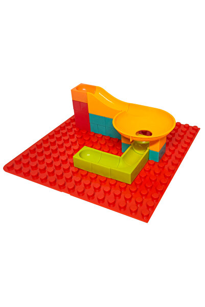 CREATİVE GAMES Legoduplouyumlu خلفية كبيرة باللون الأحمر