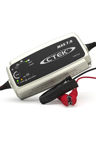 CTEK شاحن بطارية MXS 7.0 وصيانة 12 فولت، 7 أمبير، قابس المملكة المتحدة