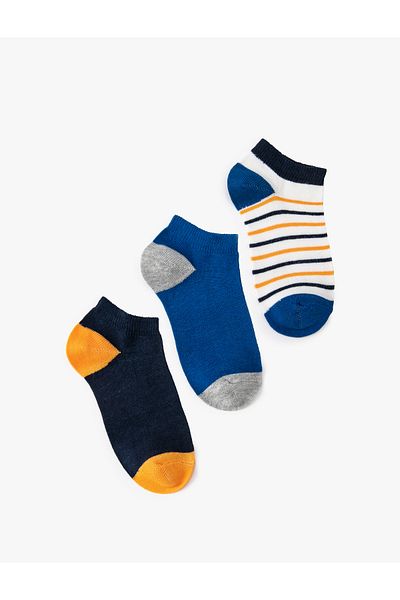 Koton Set of 3 Colorful Booties Socks