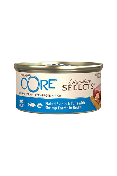 wellness CORE Signature Selects Flaked Skipjack Tuna with Shrimp Tradition in...