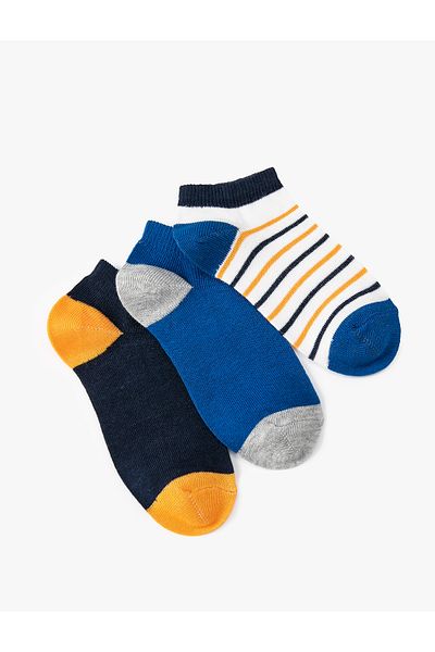 Koton Set of 3 Colorful Booties Socks