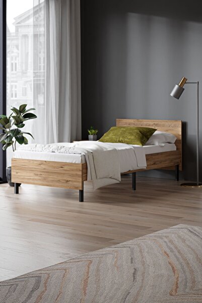 Ceramical Kr1 Tek Kişilik Karyola - 90x190 - Çam