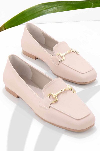 Bambi Matte Nude Damen Loafer Schuhe K 01641165409
