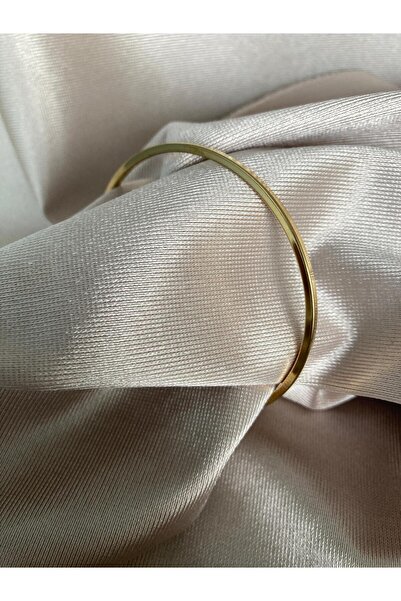 Pervin Ablacım Kibrit çöpü çelik  bilezik Gold  (1 adet gönderilir)