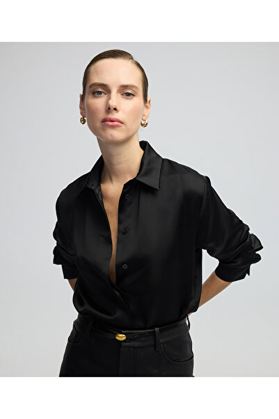 İpekyol Parlak dokulu gömlek