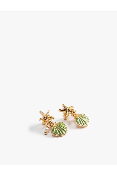 Koton Earring Sea Shell Detailed