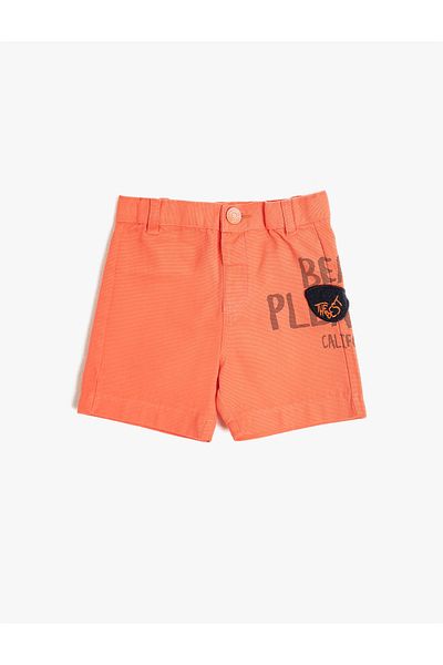 Koton Korallenrote Baby-Shorts und Bermudas