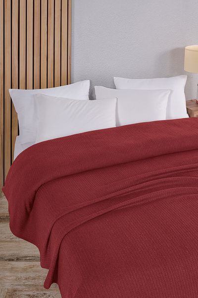 Evim Cotton Maya Coral Pique Bedspread Double - 200X230 cm