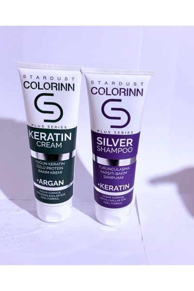 Colorinn Keratinli silver şampuan ve keratin maske