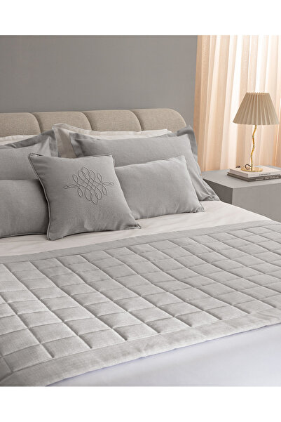 Madame Coco Sillage Bed Runner Set - Gray - Luxury Collection