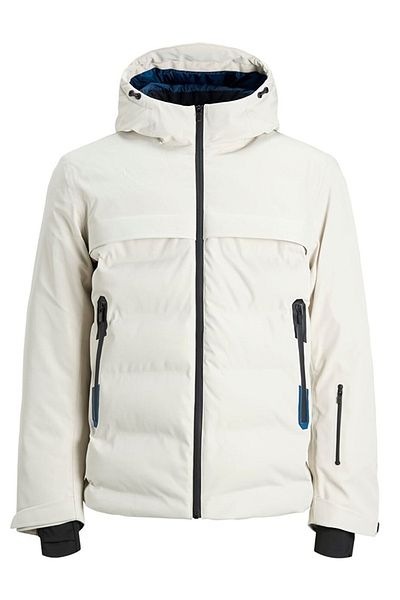 Jack & Jones Ανδρικό παλτό Jack Jones - Casual White Coat 12225287 -ΦΕΡΜΟΥΑΡ