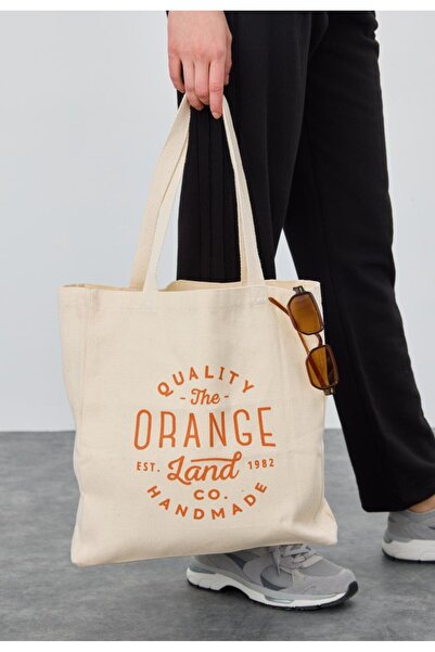 TUBİA Канава з принтом Orange Сумка з принтом